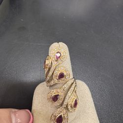 18k yg  Ladies Fashion Ring 