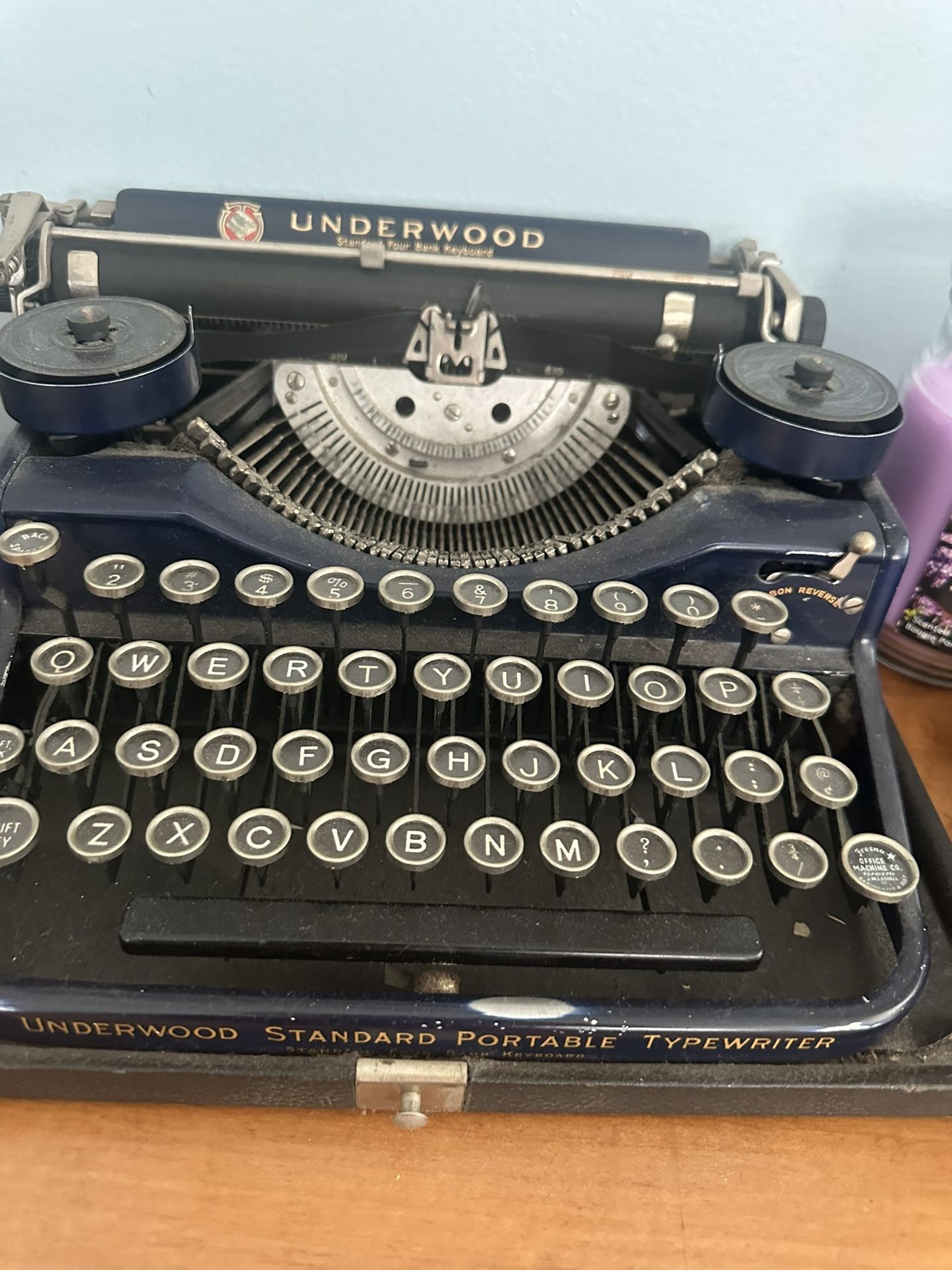 Typewriter Blue Royal