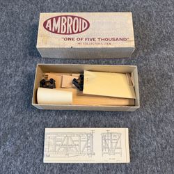 Vintage Ambroid HO Scale Wood Train Kit