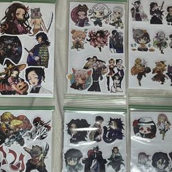 Demon Slayer, Sailor Moon stickers