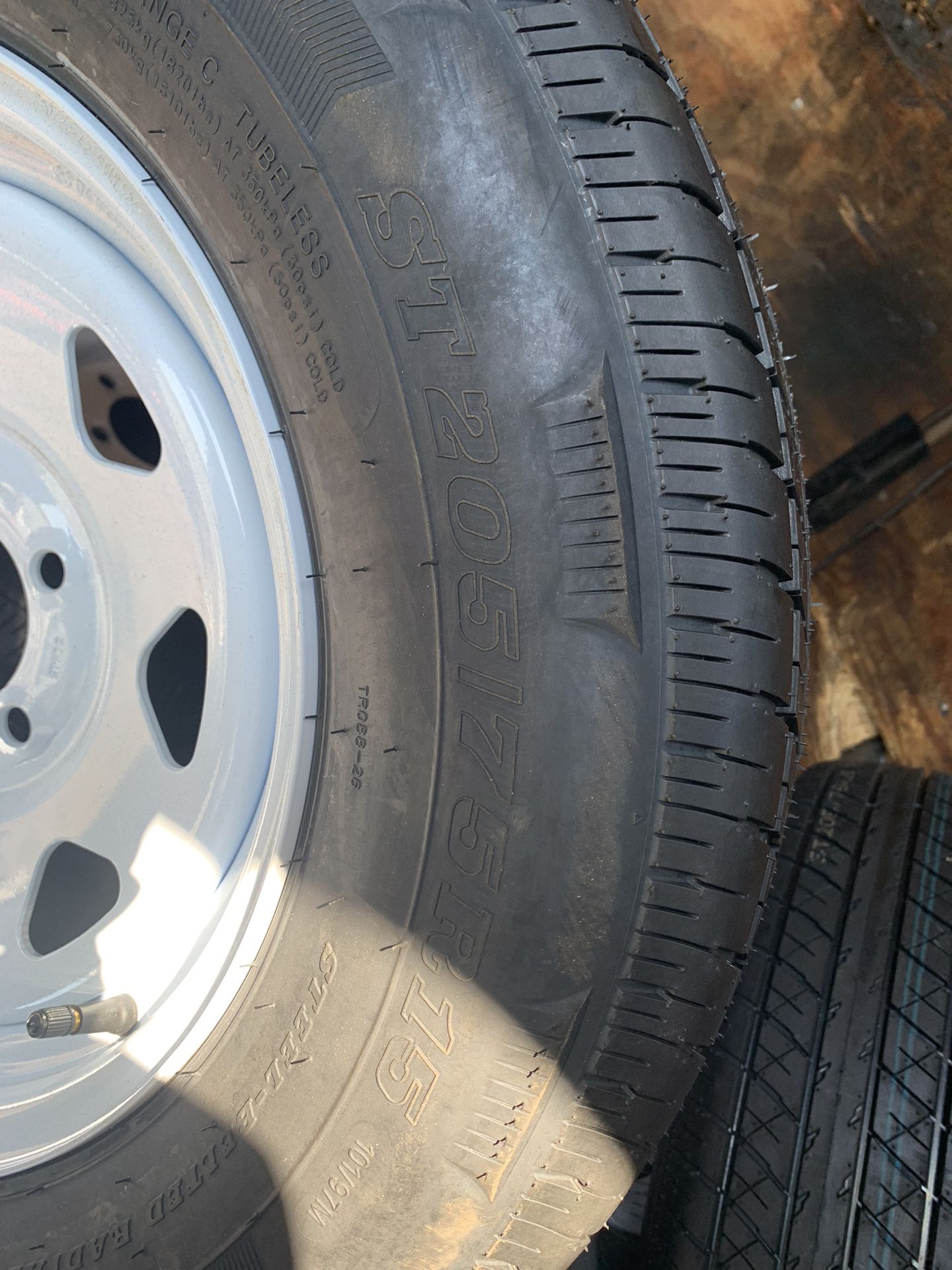 205/75/15 New Trailer Tires And Wheels 4