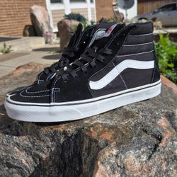 Van's Old School Hightops Blk US/W-11.5