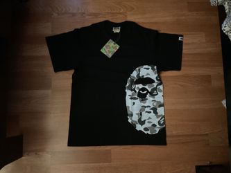 Regular black and white bape shirt