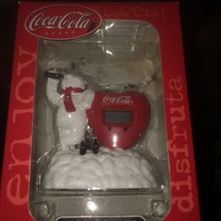  3 Mini Coca Cola Clocks 