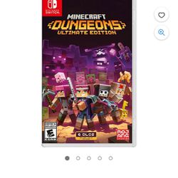 Minecraft Dungeons Ultimate Edition for Nintendo Switch [Brand New]