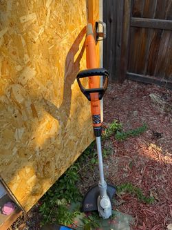 2 weed wackers & ladder