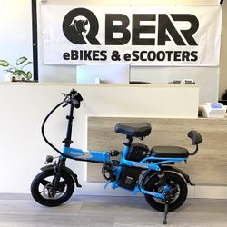GT5X Foldable Ebike With Back Seat @Riverside E-bike Store CA 92507