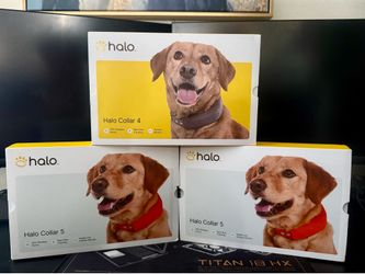 Brand New Halo 5 Collars & Open Box Halo 4