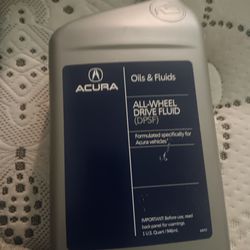 ACURA oil and fluids all-wheel drive fluid