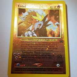 💥VINTAGE WOTC ENTEI #34 2001 POKÉMON THE MOVIE 3. BLACK STAR PROMO. REVERSE HOLOFOIL. NEW. MINT. 💥