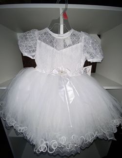 NEW BABY BLESSING/BAPTISM/FLOWER GIRL OR SPECIAL OCCASION DRESS! Thumbnail