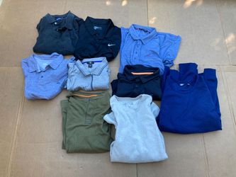 Mixture Of Men's XXL Long & Short Sleeve Shirts