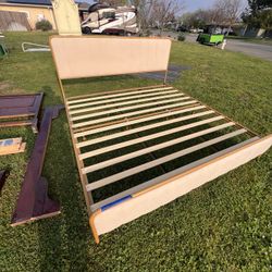 Retro Style Near New King Bed Frame