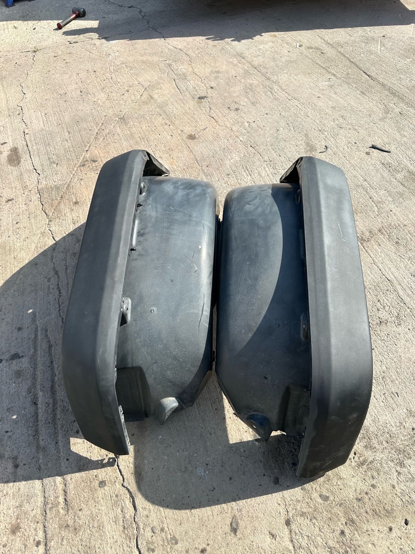 Jeep Wrangler JK Rear Fender Flares Pair OEM Textured 2007 through 2018