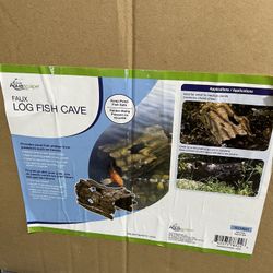 Koi Fish Log Cave