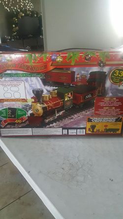 Christmas train set