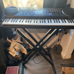 Optimus MD-1200 Keyboard Synthesizer with ProLine Stand 