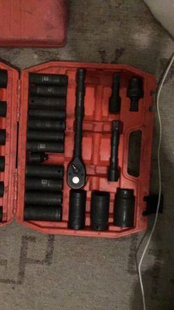 Max power  36 Leicestershire 1/2  drive master impact socket set sale/  strict super heavy duty impact sockets