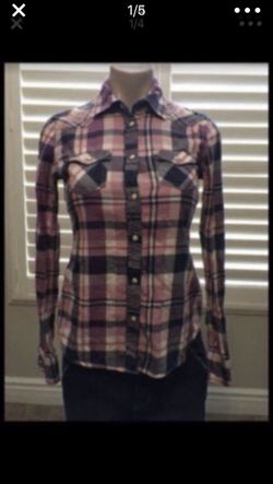 American Eagle outfitters plaid shirt Size extra small XS