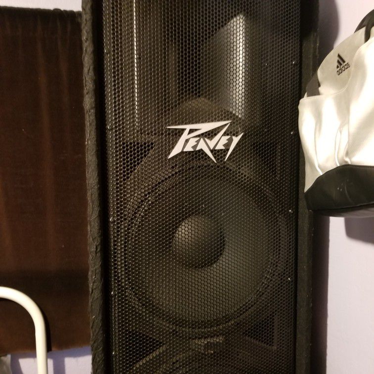 Pevey 18" Bass And Double 15" Speaker.