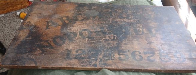 Original 1(contact info removed) Wm. FULD OUIJA BOARD