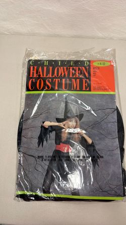 Girls Witch  Costume sz4-12
