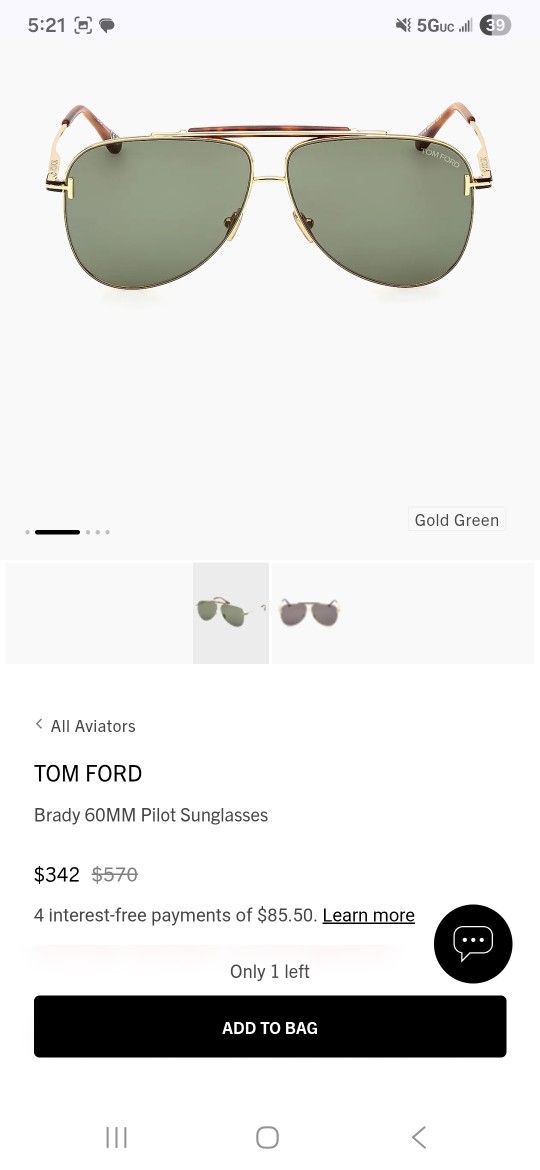 Tom Ford Sunglasses For Men!
