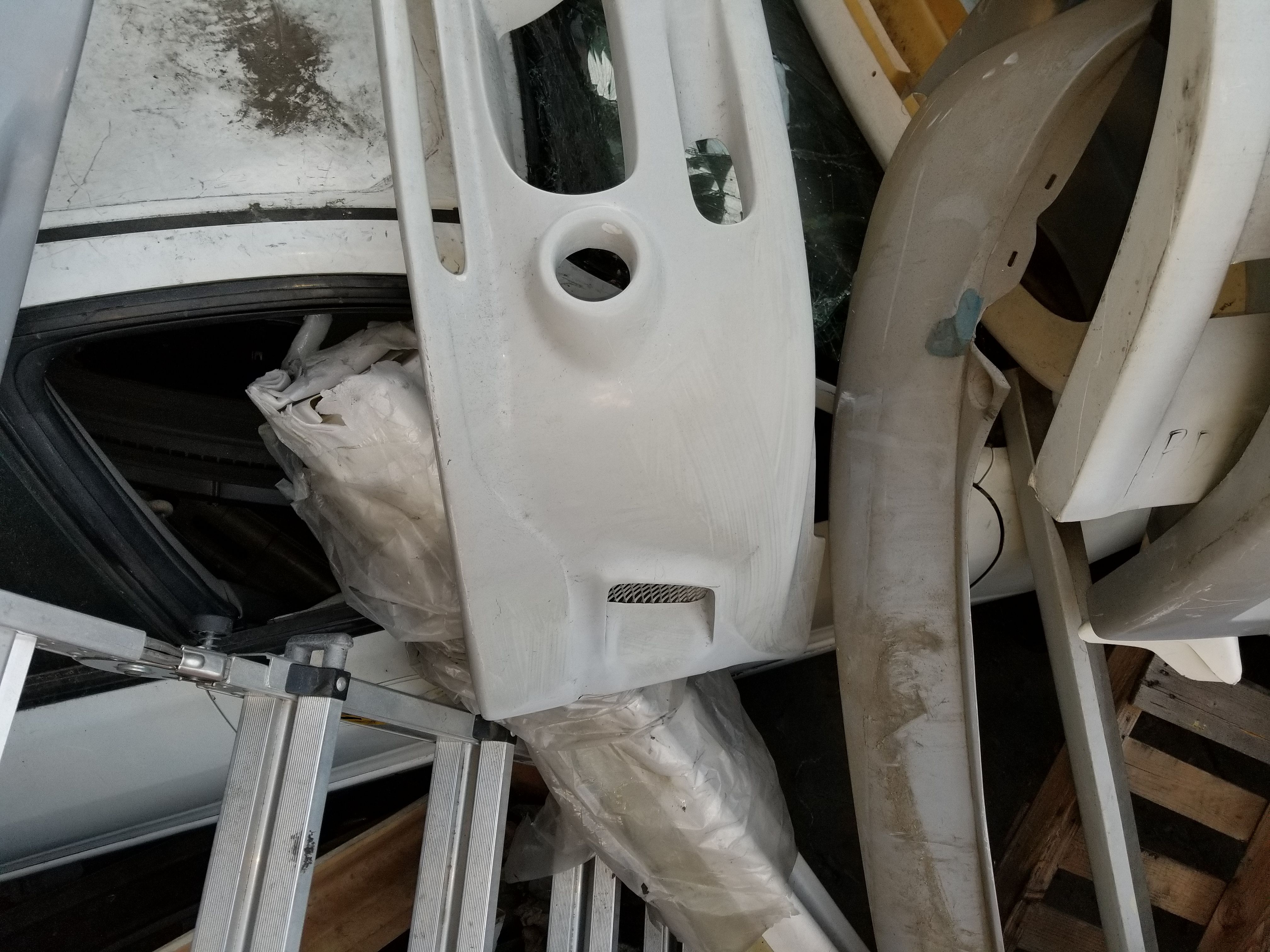1999 2000 2001 2002 2003 Mitsubishi galant vr4 front bumper frp body kit
