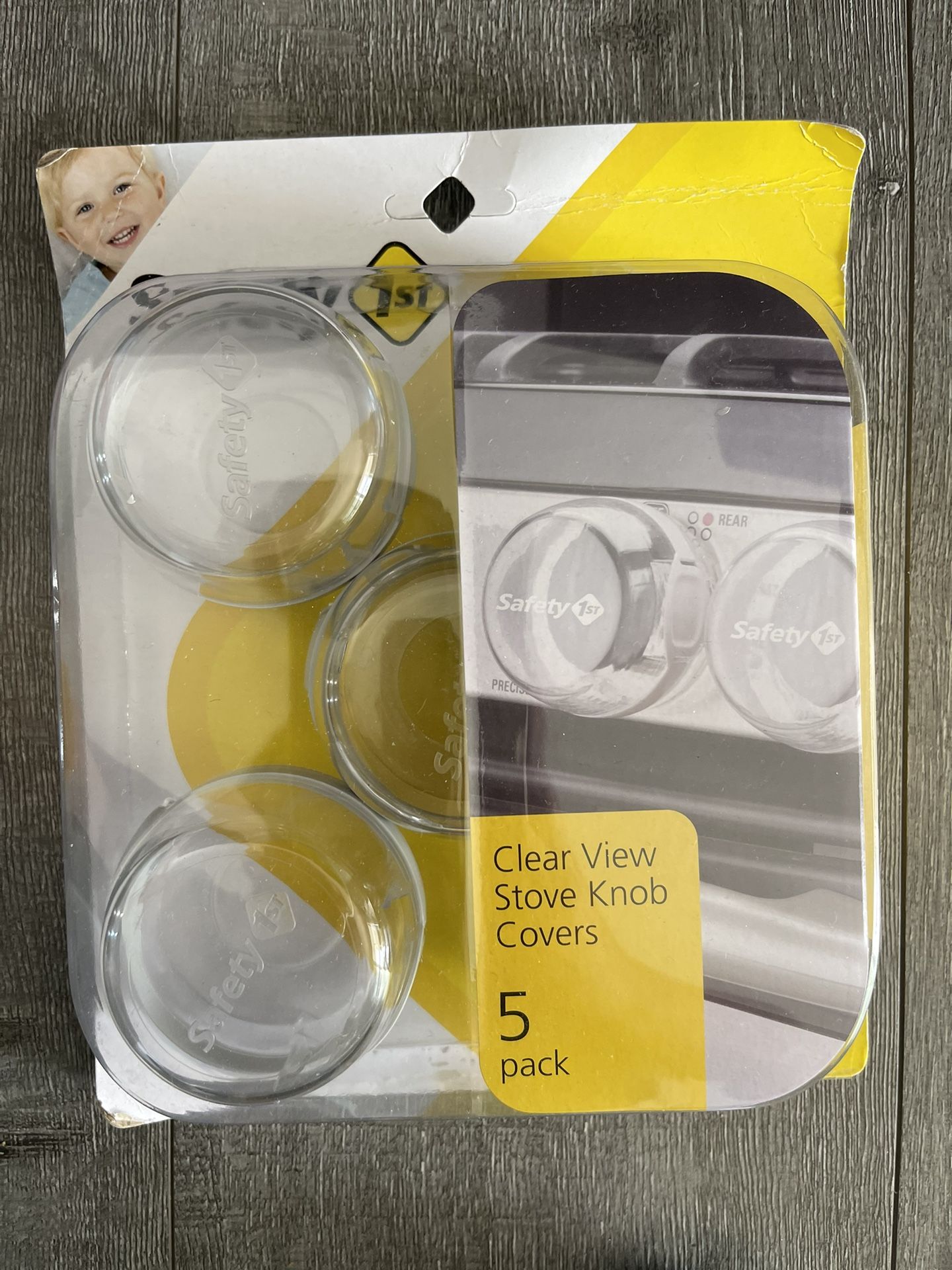 5pk Safety 1st Clear View Stove Knob Covers