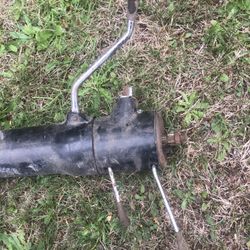 Steering column with key