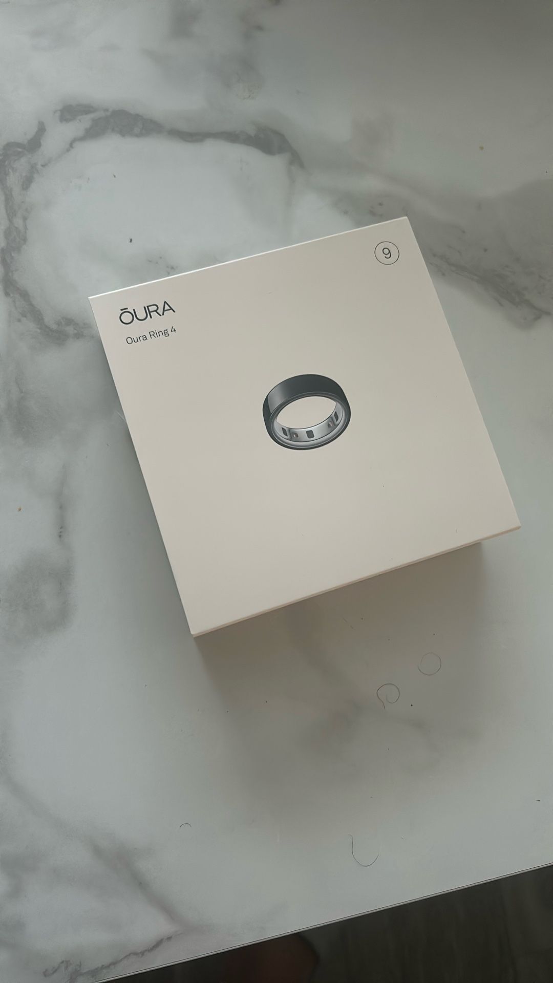 OURA Ring 4 Size 9 Black