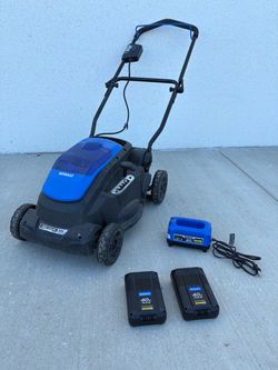 Kobalt 40V Cordless Lawn Mower With Batteries & Charger