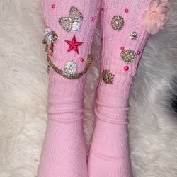 breast Cancer Survivor Custom Junk Socks