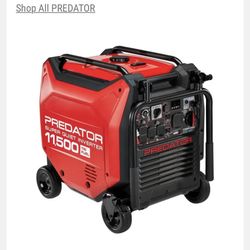 PREDATOR 9,500 Watt Tri-Fuel SUPER QUIET Inverter Generator with Remote Start and CO SECURE Technology, EPA