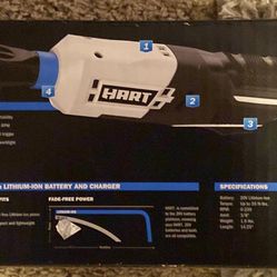 Hart 20v Ratchet Kit(have Other Hart Tools As Well)