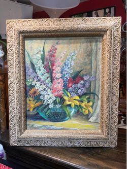 Mid Century oil on board signed by the artist