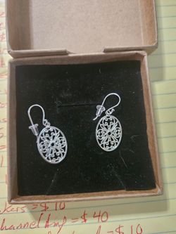 Southern gates silver earrings
