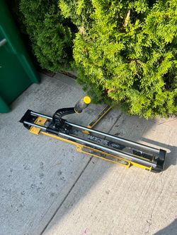 Manual Tile Cutter Yellow and Black