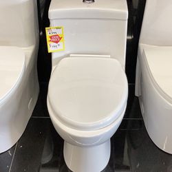 One Piece Crown Toilet Dual Tornado Flush 