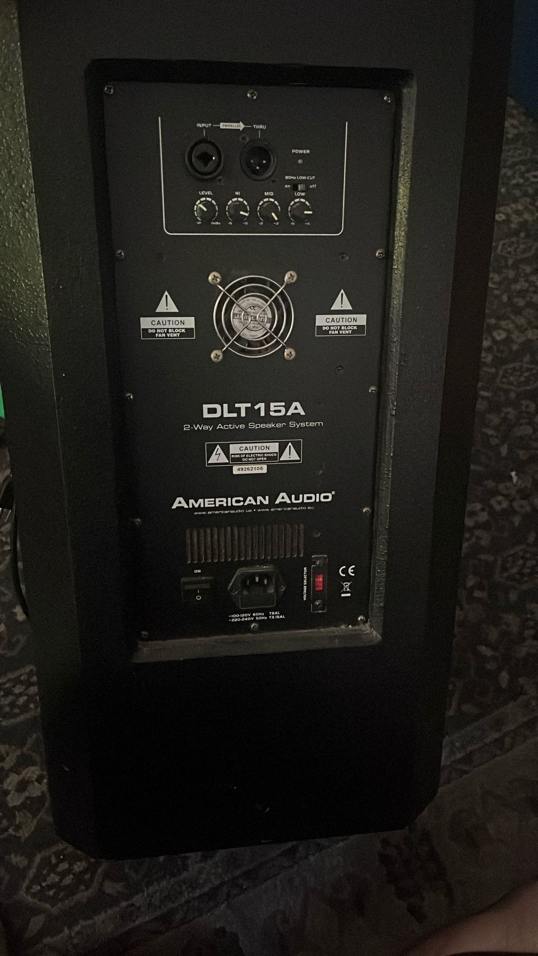american audio dlt 15a speaker