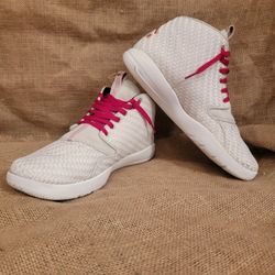 Nike 881453-101 Air Jordan Eclipse Chukka Mens Size 13  White/Gym Red
