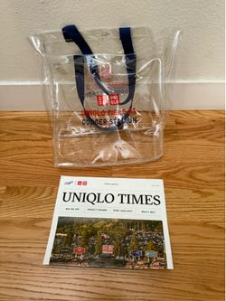 Los Angeles Dodgers Stadium Uniqlo Father’s Day Clear Plastic Bag