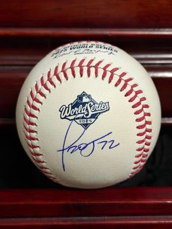 MIGUEL ROJAS 2025 WORLD SERIES BASEBALL PSA COA AUTOGRAPH DODGERS