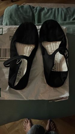 Brand New Black Mary Jane Flats Size 10 But Run Very Small