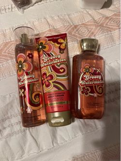 Groovy watermelon Bath and Body Works set of 2