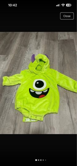 Monsters Inc Mike Wazowski Baby Costume Romper 2T