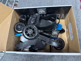 New Cardiff Skate Co. CSC Step On, Strap In Skates (Fits Boys sz2 - Mens sz8 / girls/women 2-9)