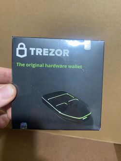 Trezor Black Hardware Wallet – New Sealed