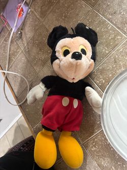 Vintage 1989 Playskool Disney Mickey Mouse plush