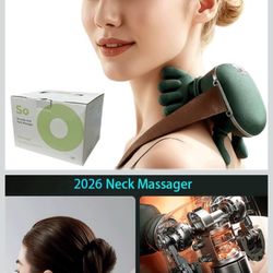 Neck Massager with Heat,shiatsu Neck and Shoulder Massager,masajeador de espalda y Cuello Neck and Back Massager for Pain Relief deep Tissue Massage-2